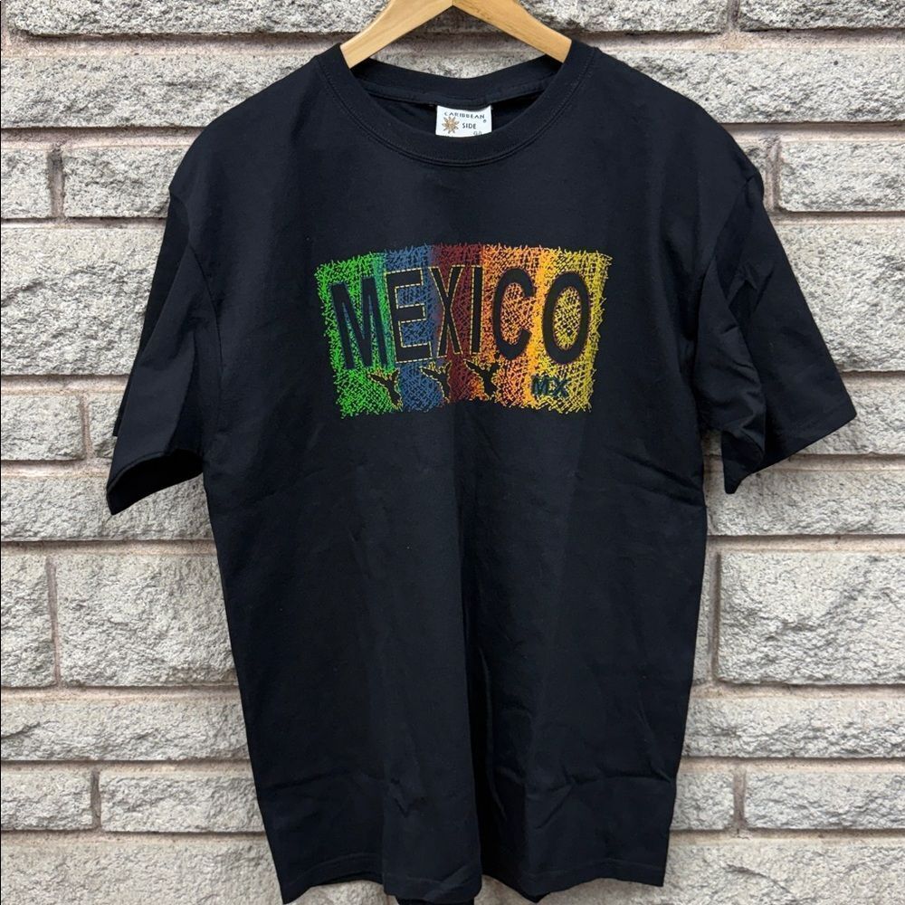 Mexico  Black Tee Shirt